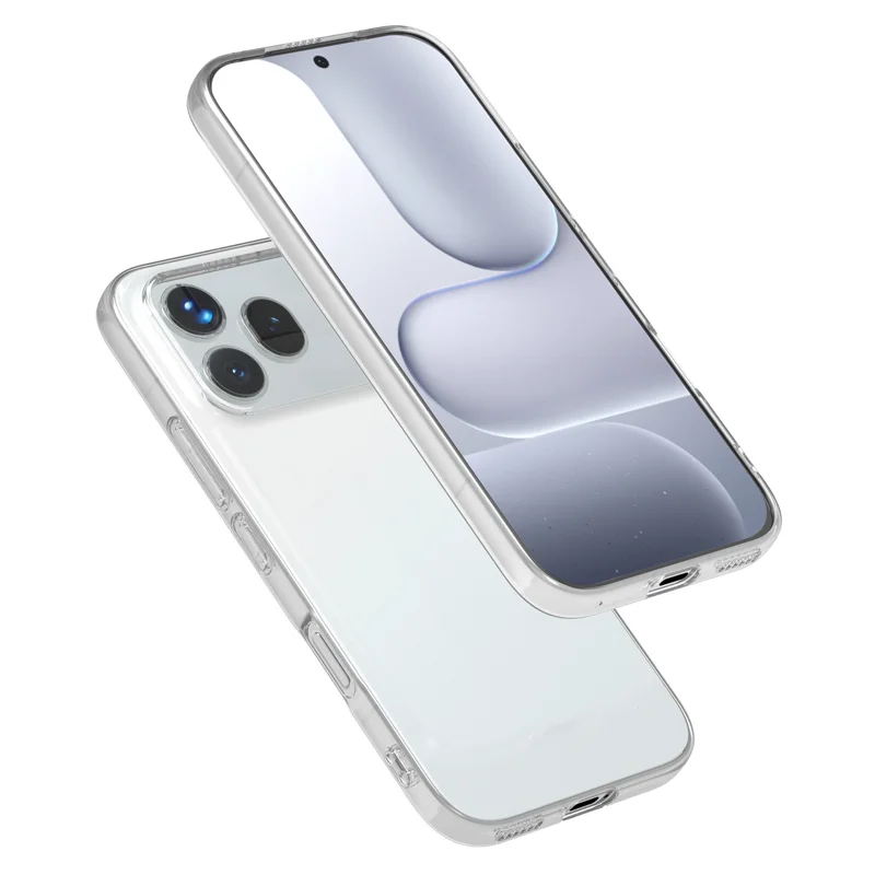Ultra Thin Transparent TPU Soft Back Cover for Honor 600 Pro - Clear Protective Bumper Case