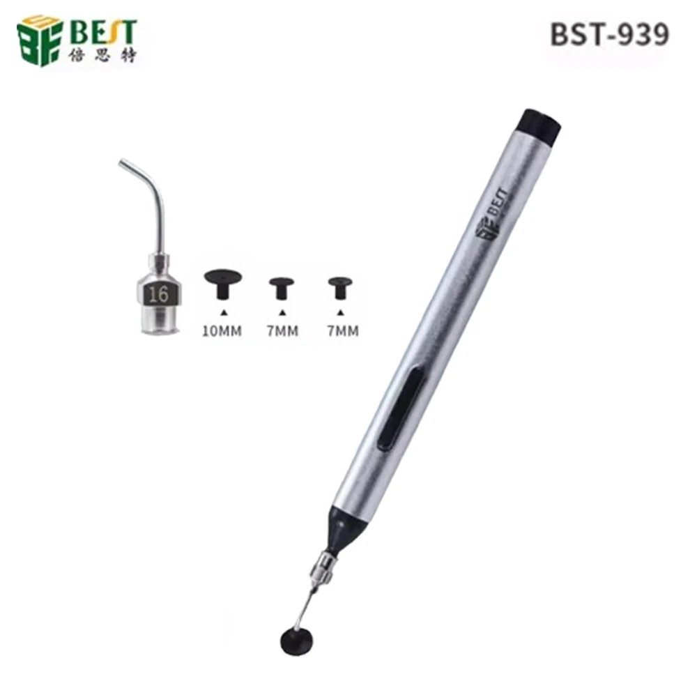 Vacuum pen met vervangbare zuigpads - IC SMD vacuüm zuigpen - fijne
