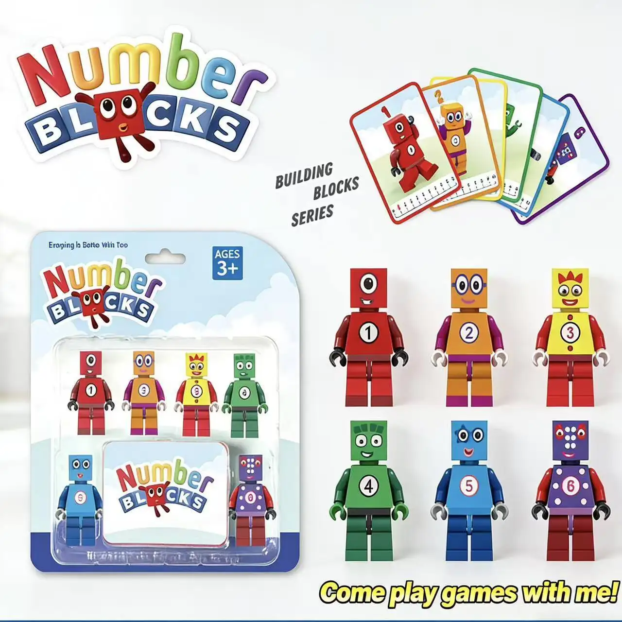Hot New Numberblocks Assembly Model Toys Gift, Strengthening Mathematical Knowledge Through Digital Games_voghion.com