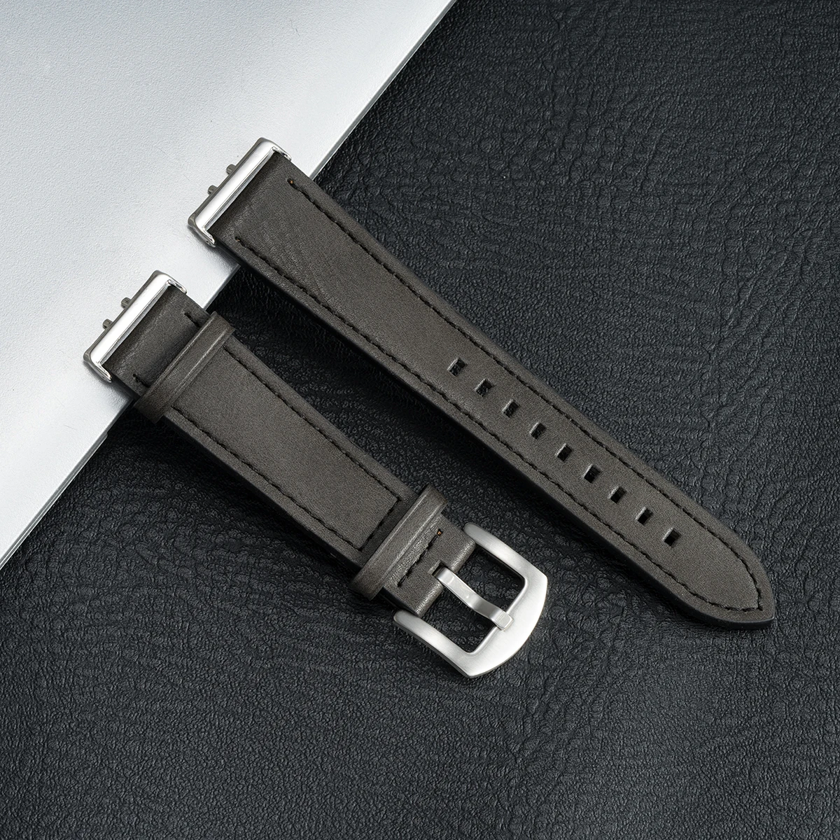Premium Leather Strap Replacement for Sports Watch - Elegant Wristband Accessory