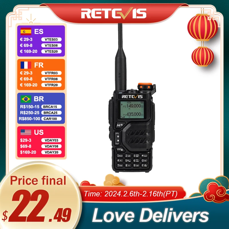Retevis Ra79 Aviation Band Walkie Talkie Am Fm Airband Radio Bidirezionale Usb C Charge Ham Radio Quansheng Uvk5 Uvk5 Walkie-Talkie