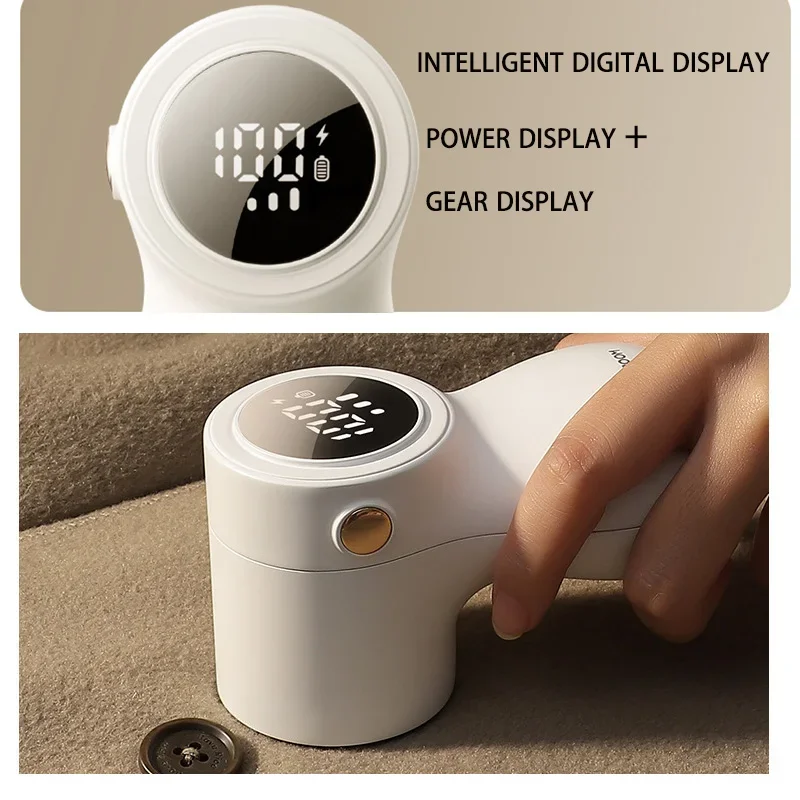 Description Picture 6 of itemPortable Lint Remover Compact Electric Hairball Trimmers Rechargable Lint Fluff Pellet Remover Machine for Home or Travel