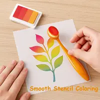 Pinceaux miniatures colorés pour estomper les encreurs, petits outils de mélange d'encre pour la création de cartes, assortiment polyvalent pour l'artisanat et les loisirs créatifs sur papier 6