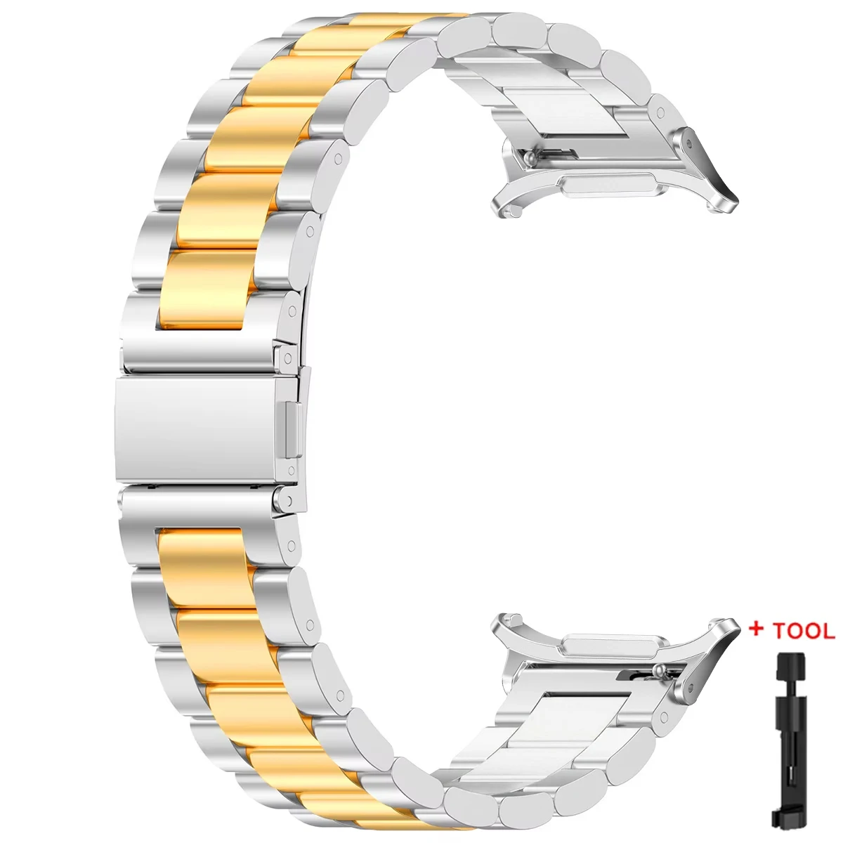 Stainless Steel Quick-Release Bracelet Replacement Wristband