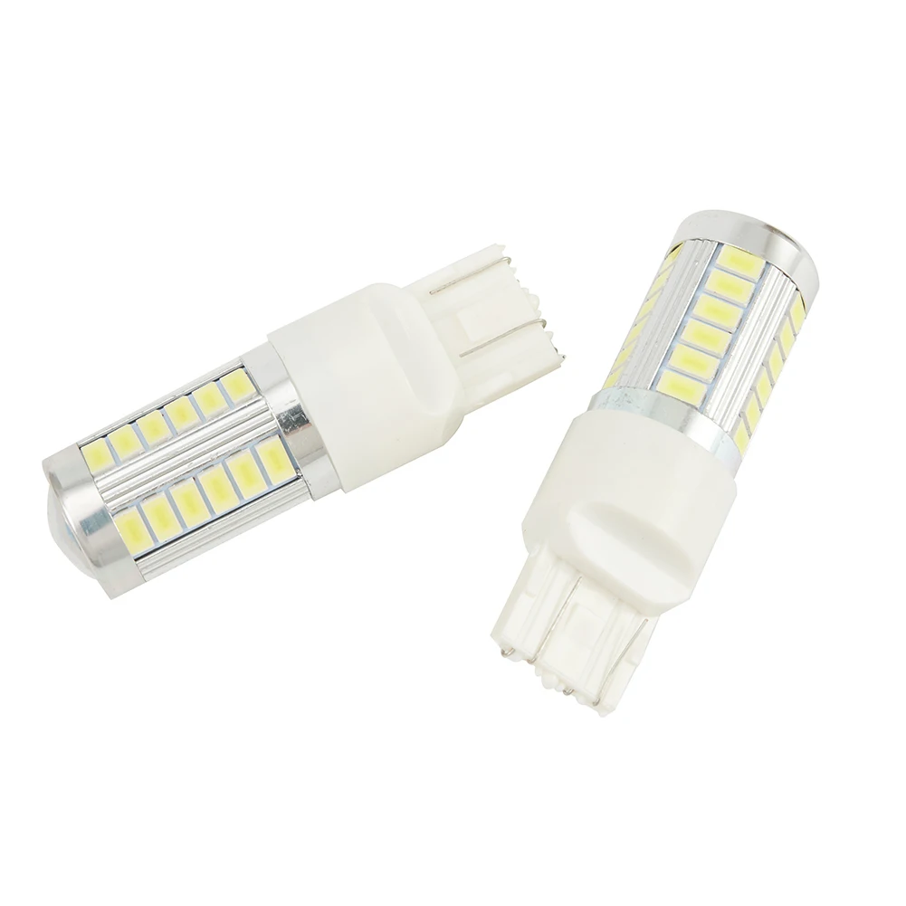 

2Pcs T20 LED Bulbs 7443 7440 5630 33SMD Car Parking Position Lights Interior Map Dome Lights LED Dome Map Car Backup Reverse