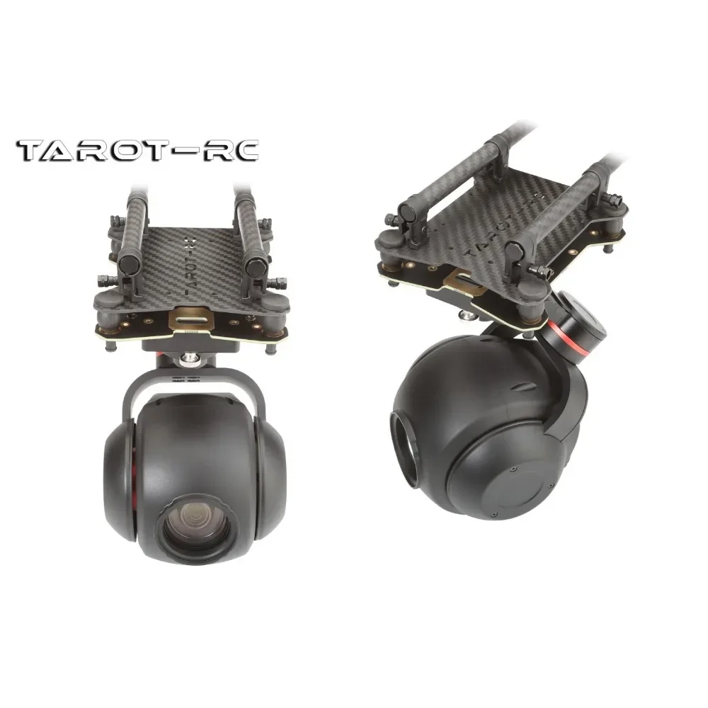 Tarot Cardan T26X-NET Camera Gimbal 3-axis with Optical Zoom 2MP 26X Network Output One Down Button for Industrial Applications