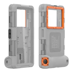 Universal Professional Waterproof Diving Case - 15M Depth Protection for iPhone Model (GRAY)