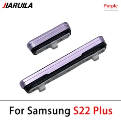 Enhanced Side Volume and Power Button Key Set Replacement (S22 Ultra White)