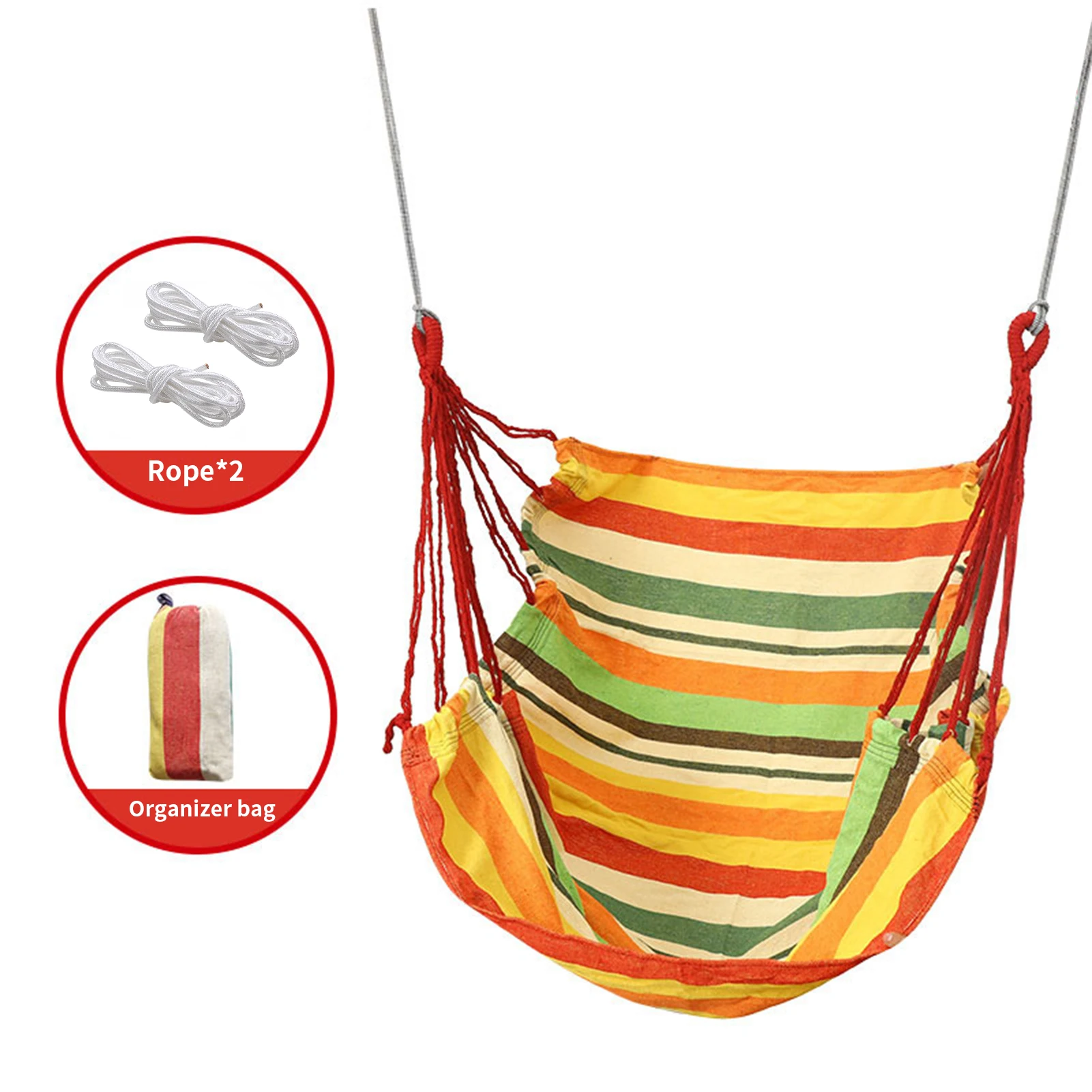 Camping hammock hammock straps camping accessories outdoor hammock swing hammock swing chair hammock rope hammock fittings Camping Hammock Portable Outdoor Canvas Hanging Bed Single Person Garden with Straps Bag for Patio