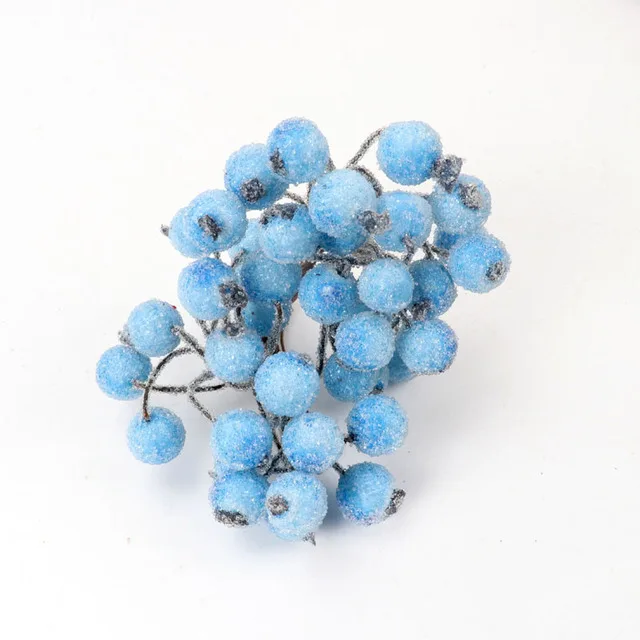 Baies De Houx Artificielles Givrées Avec 40 Têtes