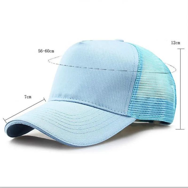 Baseball Cap Men Snapback Mesh Caps Women Hats For Men Casquette Bone Casual Black Adjustable Sun Hat Trucker Breathable 4