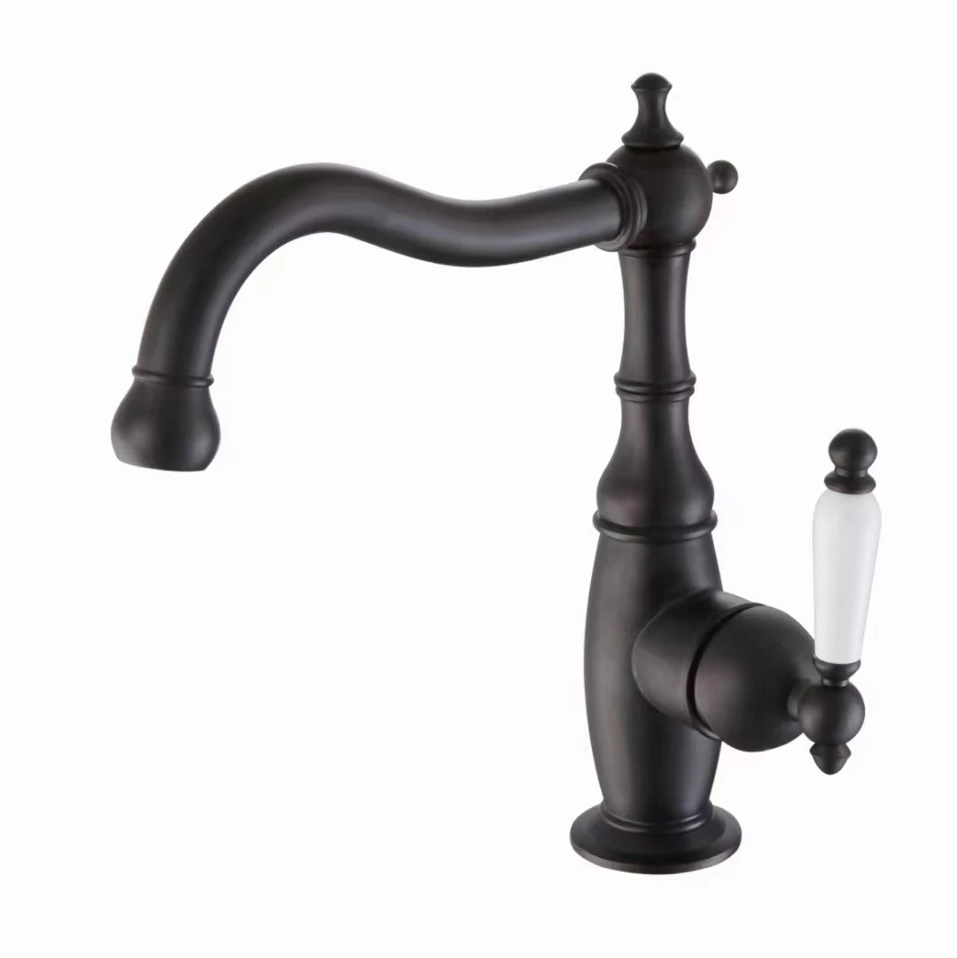 

Newest Classical Brass Bathroom wash basin faucet One hole hand basin Tap High Quality Lavabo faucet washbowl mixer faucet