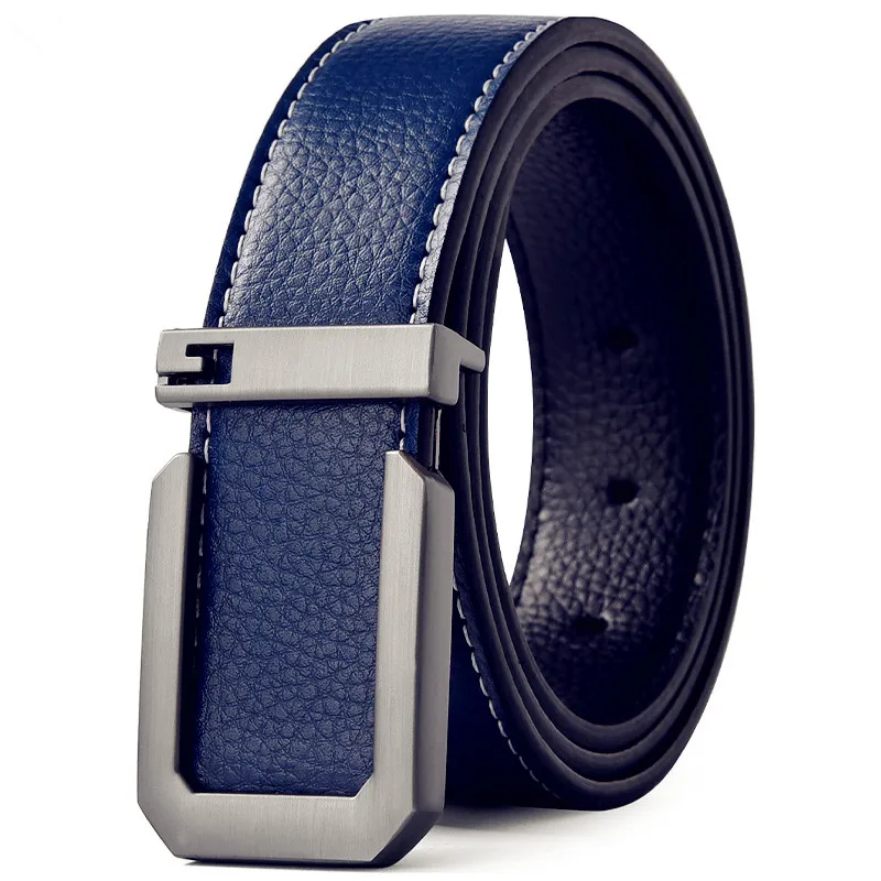 Sleek Unisex Fashion Belt with Silver Buckle – Premium Quality for Casual and Professional Wear