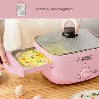 Steamed Rice Noodles Machine Household Small Multi functional Breakfast Machine Drawer type Net Red Mini Electric Steamer 1