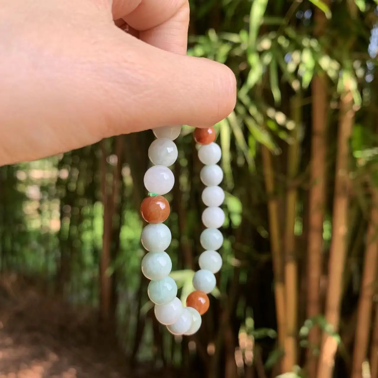 6MM Natural Burma Jade Bracelet for women Myanmar Jadeite Green Real ACCESSORI GIFT BEAD DROPSHIP JEWELRI FASHION