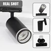 GU10 Track Lamps Rail Spot Lighting 220V Track Light Fixtures Rail for Ceiling Wall Living Room Store Tracks Spots Home Tracking 4