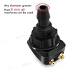 SEAMETAL Car Windshield Wiper Washer Spray Nozzle Dual Hole Hose Wiper Water Jet Adjustable Spray Nozzle Connector Washing Kit 5