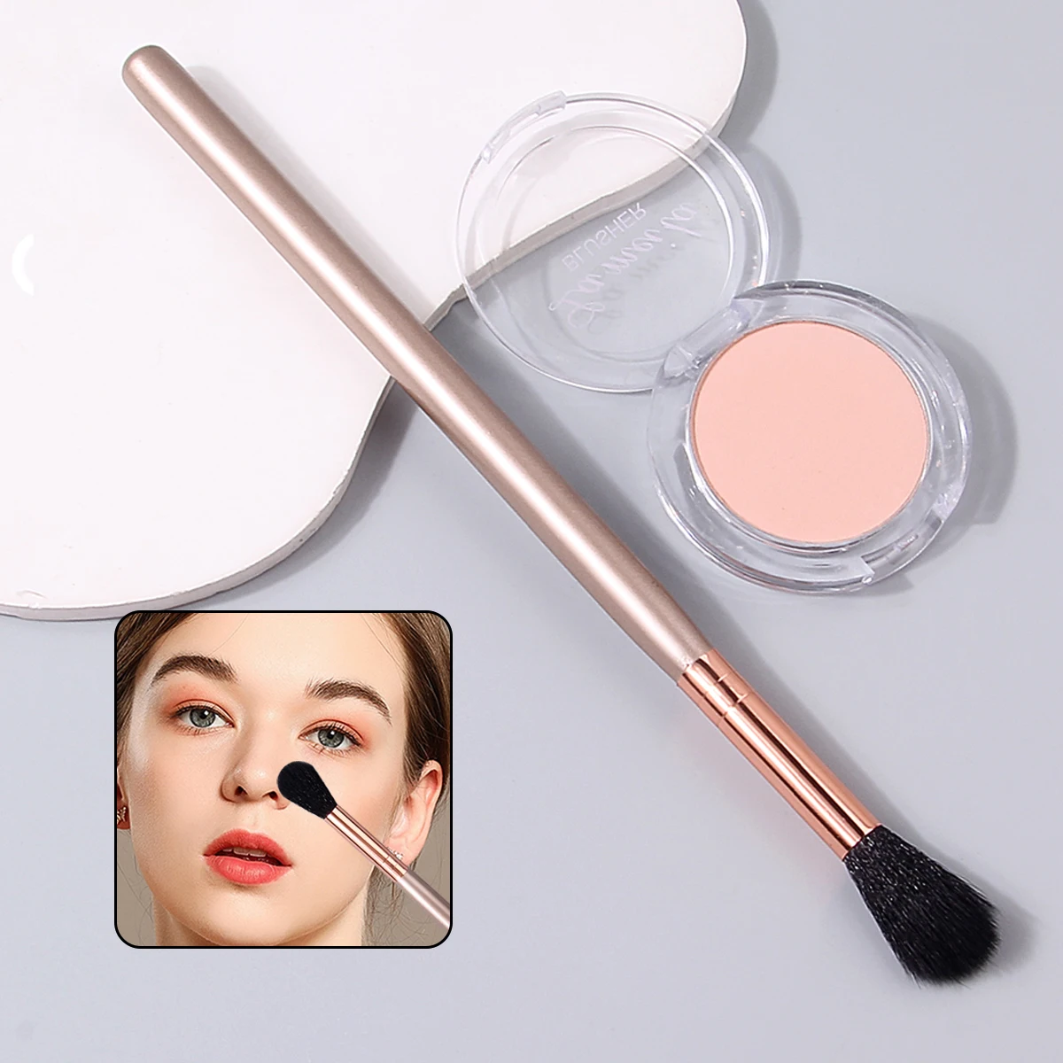 Wooden Handle Multi-Purpose Makeup Brush