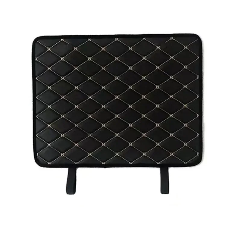 Automotive interior products half pack leather storage anti dirt and anti wear pads rear seat back kick pads car seat protector