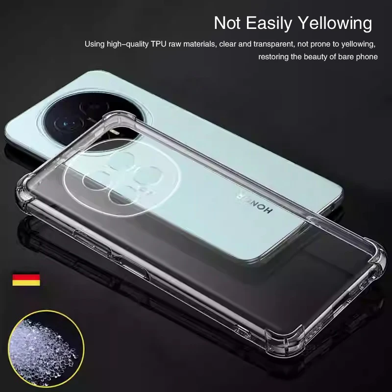 Luxury Airbag TPU Soft Silicone Crystal Clear Phone Case