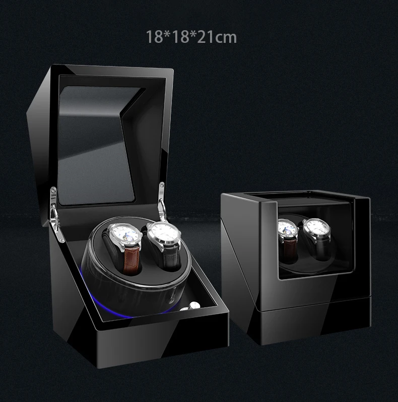 IBBETON premium automatic watch winder with quiet Mabuchi motor and carbon fiber design