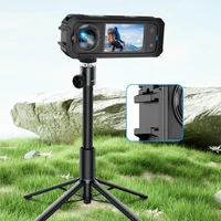 PC/Metal Protective Frame For Insta360 X5 Camera Magnetic Quick Release Action Camera Frame with Cold Shoe Mount Cam Accessories 4