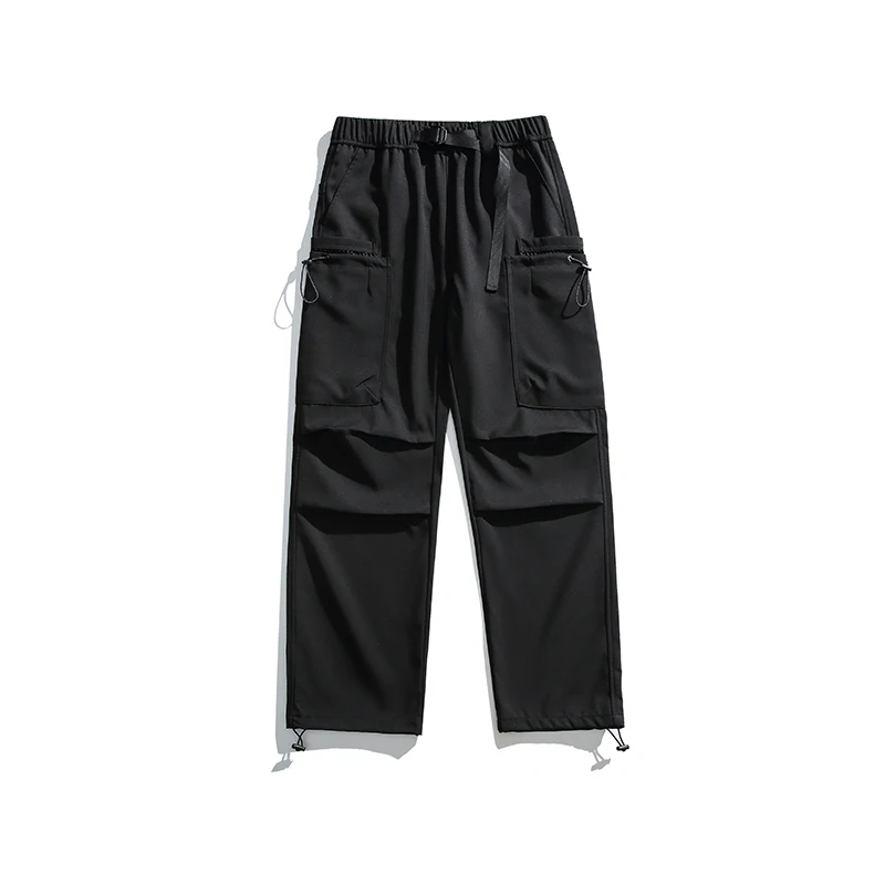 Men's Loose Fit Cargo Pants with Adjustable Outdoor Style