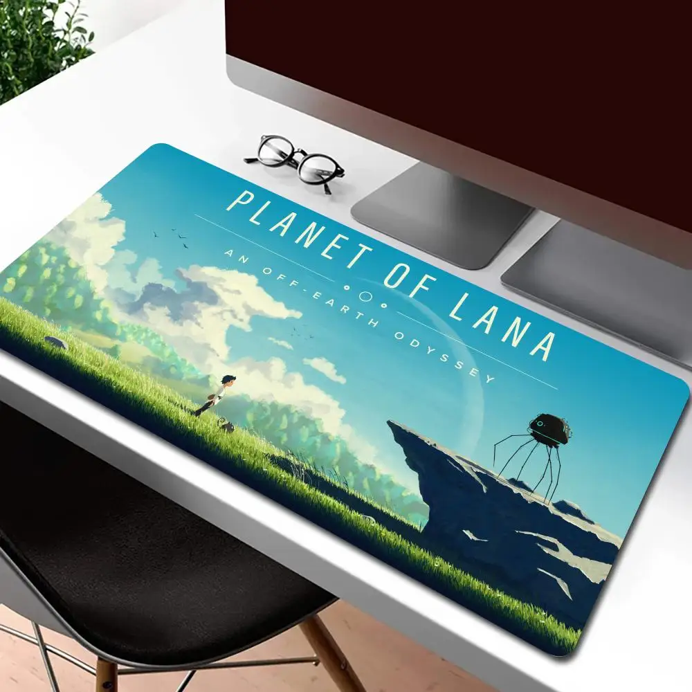 

Hot indie adventure game Planet of Lana Mouse Pad Computer Mouse Pad Gaming MousePad Waterproof PU Office Leather Mouse pc gaming Mat Gamer