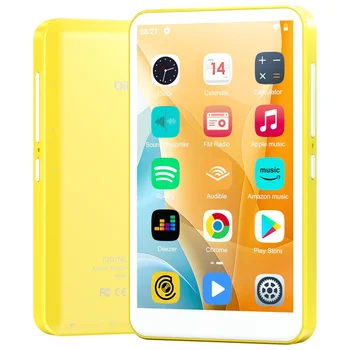 80GB (16GB+64GB) MP3 Player Android 9.0 with Bluetooth and WiFi, 4.0-inch with speakers, FM radio, eBooks, capacity up to 512GB