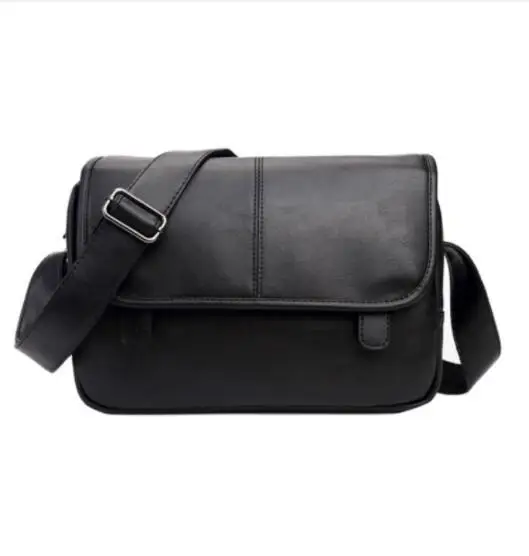 

Men's Casual Shoulder Bags Retro Youth Messenger Bag PU Leather Crossbody Bags Japanese Tooling Minimalist Shoulder Bags for Men