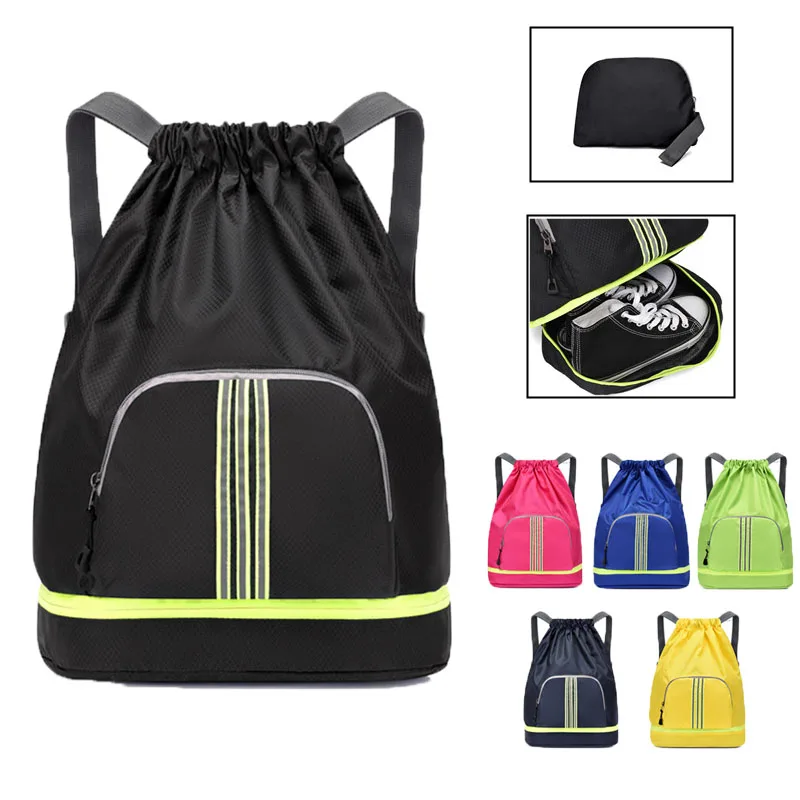 Sports Bag Women's Drawstring for Male Large Cycling Basketball Female  Weekend Luggage Travel Yoga Backpack Men