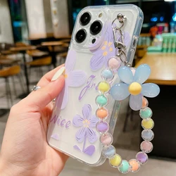 Colorful Sunflower Charm Silicone Phone Case - Clear Floral Design for RedmiNote 13 Pro 5G (2)