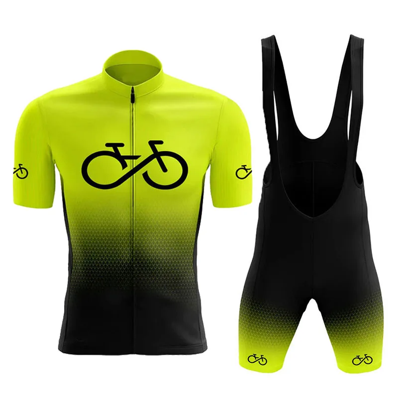 

Men Bike Cycling Jersey Set Summer 2023 MTB Racing Clothing Short Sleeve Maillot Ropa Ciclismo Quick-dry Bicycle Cycling Uniform