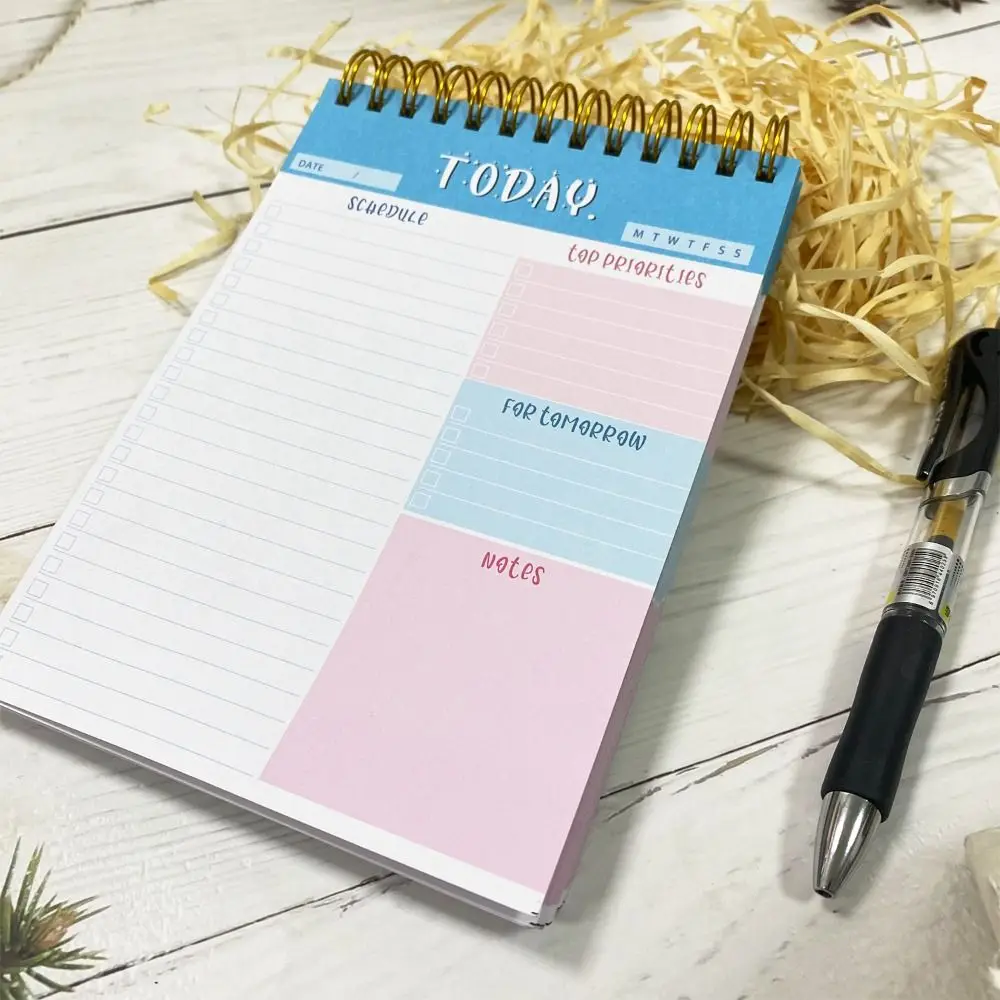 Desktop Notebook Agenda Book Memo Pad Memo Note Daily Task Planner