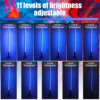 LUXCEO 85cm 4pcs LED Mood Light 3W Remote Control Atmosphere Lights RGB Color Changing Lighting for Bar Party Christmas Decor. 4