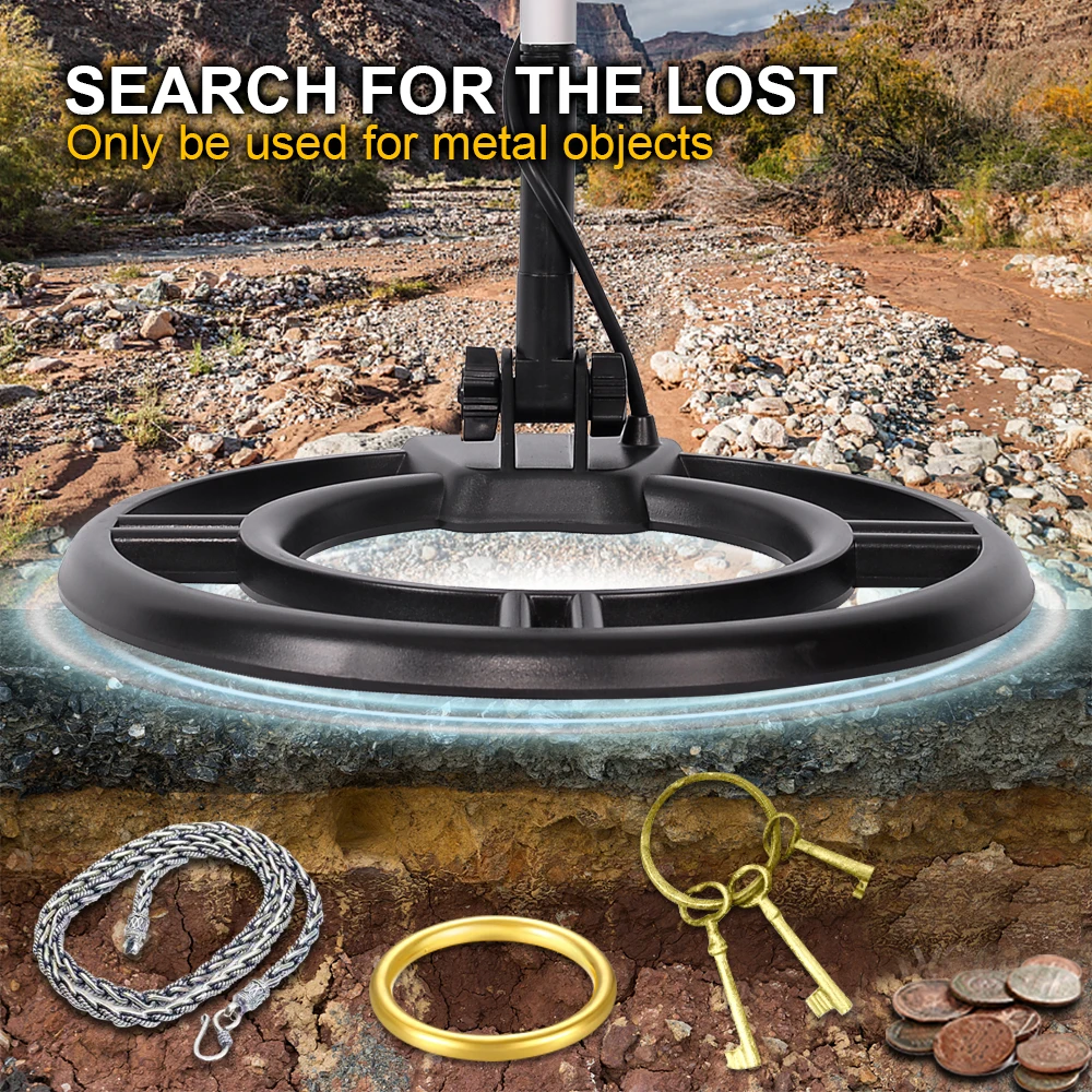 Professional LCD Gold Metal Detector Metal Detection Underground Gold Search Finder Detector Treasure Hunter Detecting Waterproo