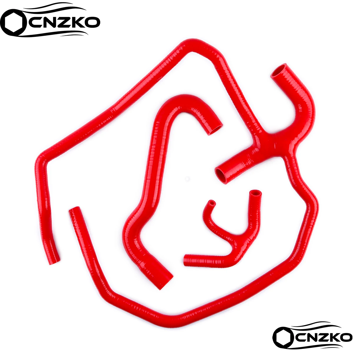 Kit Tubo Flessibile Del Liquido Di Raffreddamento Del Radiatore In Silicone Per Manicure Acqua Fiat Cinquecento 500 Sporting 1.1