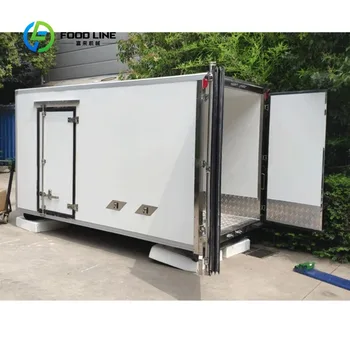 Cella Frigorifera Personalizzata ad Alta Efficienza da 10 Piedi per Pickup con Unità di Refrigerazione e Alimentazione di Emergenza per il Trasporto di Merci Congelate