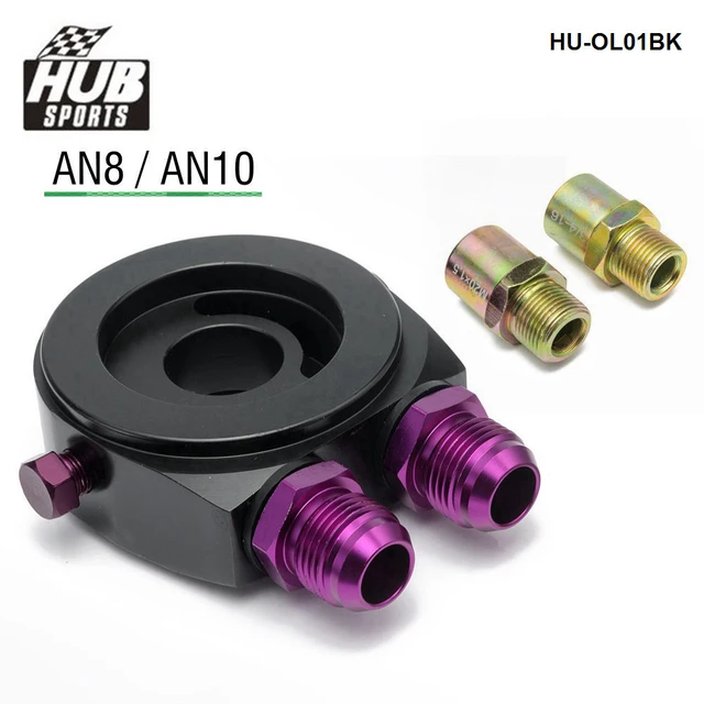 Nabe Sport-Epman Universal Auto Ölfilter Sandwich Aluminium Adapter für  Ölkühler Platte Kit m20 x 1,5 an10/an8 HU-OL01BK - AliExpress