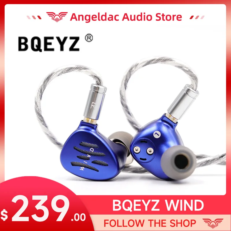 

BQEYZ Weather Series WIND Coil Bone Conduction Dynamic Driver In-Ear Monitor Wired Earphone