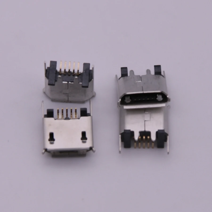 Presa Jack Micro Mini Usb A 5Pin Dock Per Porta Di Ricarica Per Connettore Alpha 200 Garmin Edge 820 Zx80-B-5P 180Grado Verticale Smt 5P