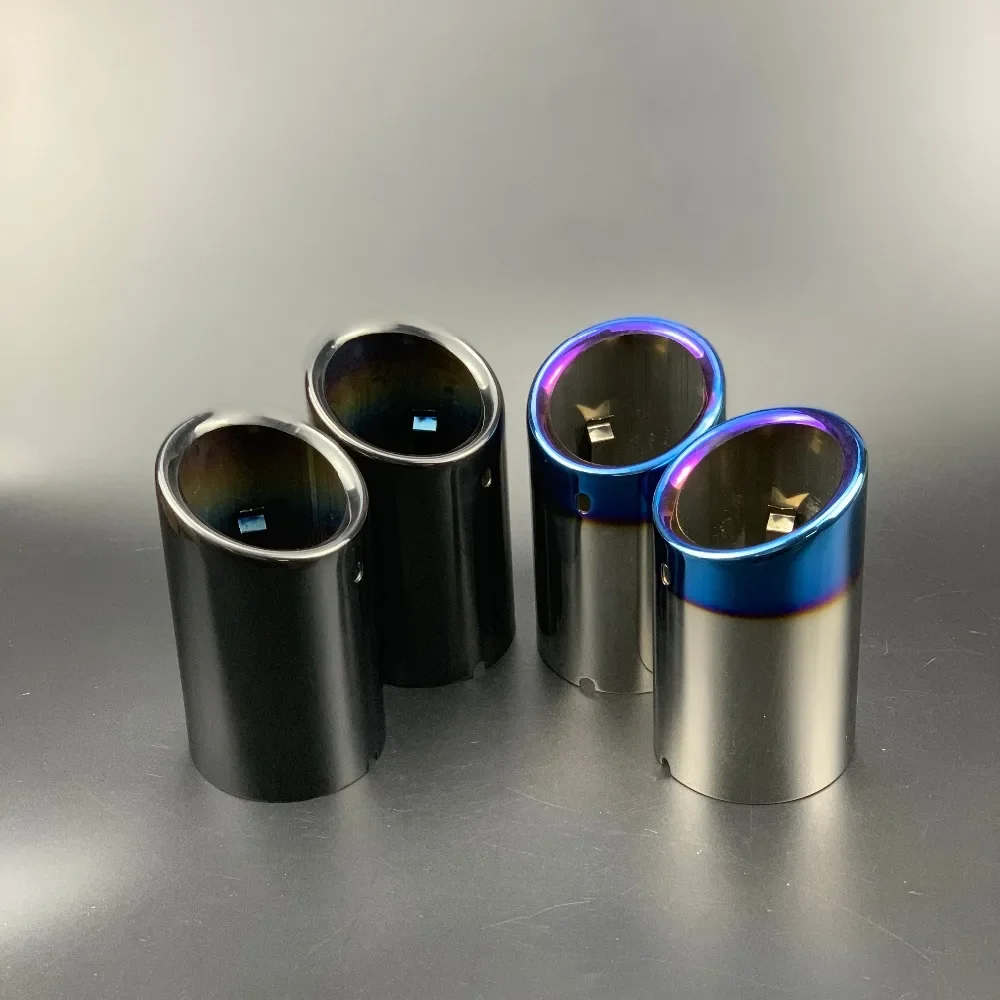 Exhaust Pipe Tip No Drill Tail Pipe Tips Muffler Rear Exhaust For BMW X3 F25 xDrive 28i 2010-Stainless Steel Accessories