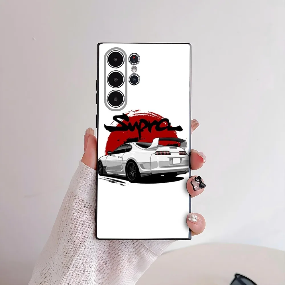 Japanese S-Supra Car Frosted Non-Slip Full Cover Phone Case
