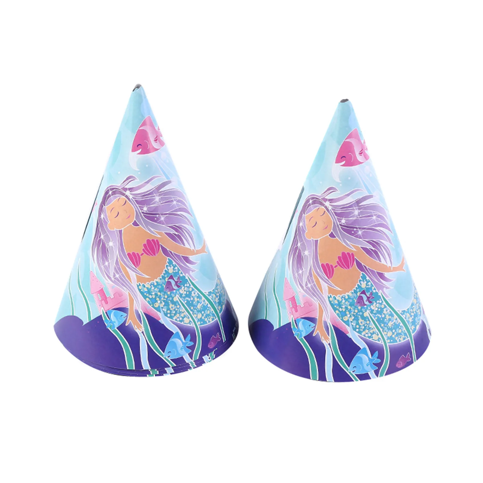 

Mermaid Birthday Party Tableware Set Enough For 6 Guests For All Occasions