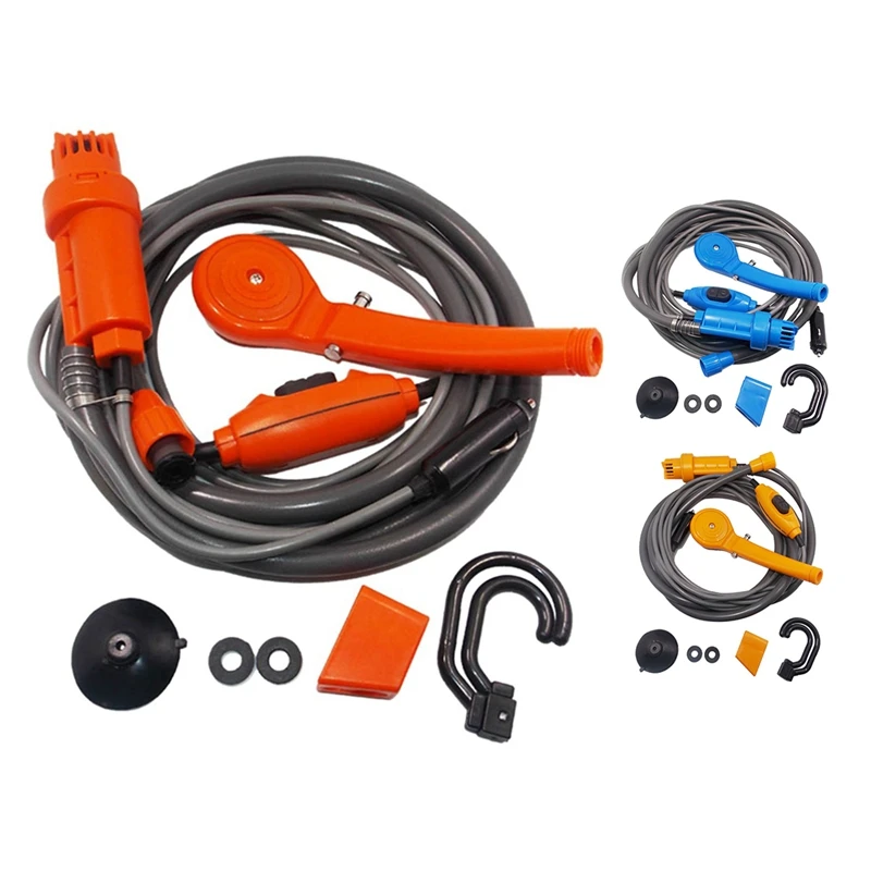 

Туристический портативный автомобильный мойщик, помпа высокого давления для душа, 12 В постоянного тока