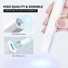 Mini UV Nail Lamp Hand held, Portable Small Nail Dryer Light for Gel Polish, Rechargeable Cordless UV Light Nail for Fast Curing 6