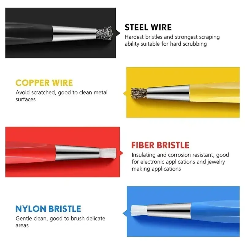 1pc Watch Jewelry Cleaning Pen Fiberglass Scratch Brush Pen Rust Stain Remover Pen Jewelry Electronic Components Repair Tool image 6