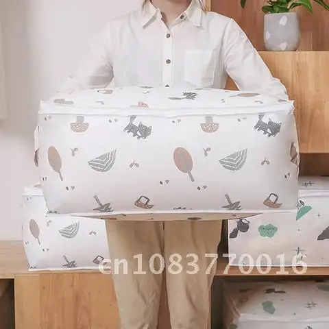 

Organizer Clothes Blanket Quilt Pouches Sweater Box Closet Bag Storage Foldable Cabinet Organizer