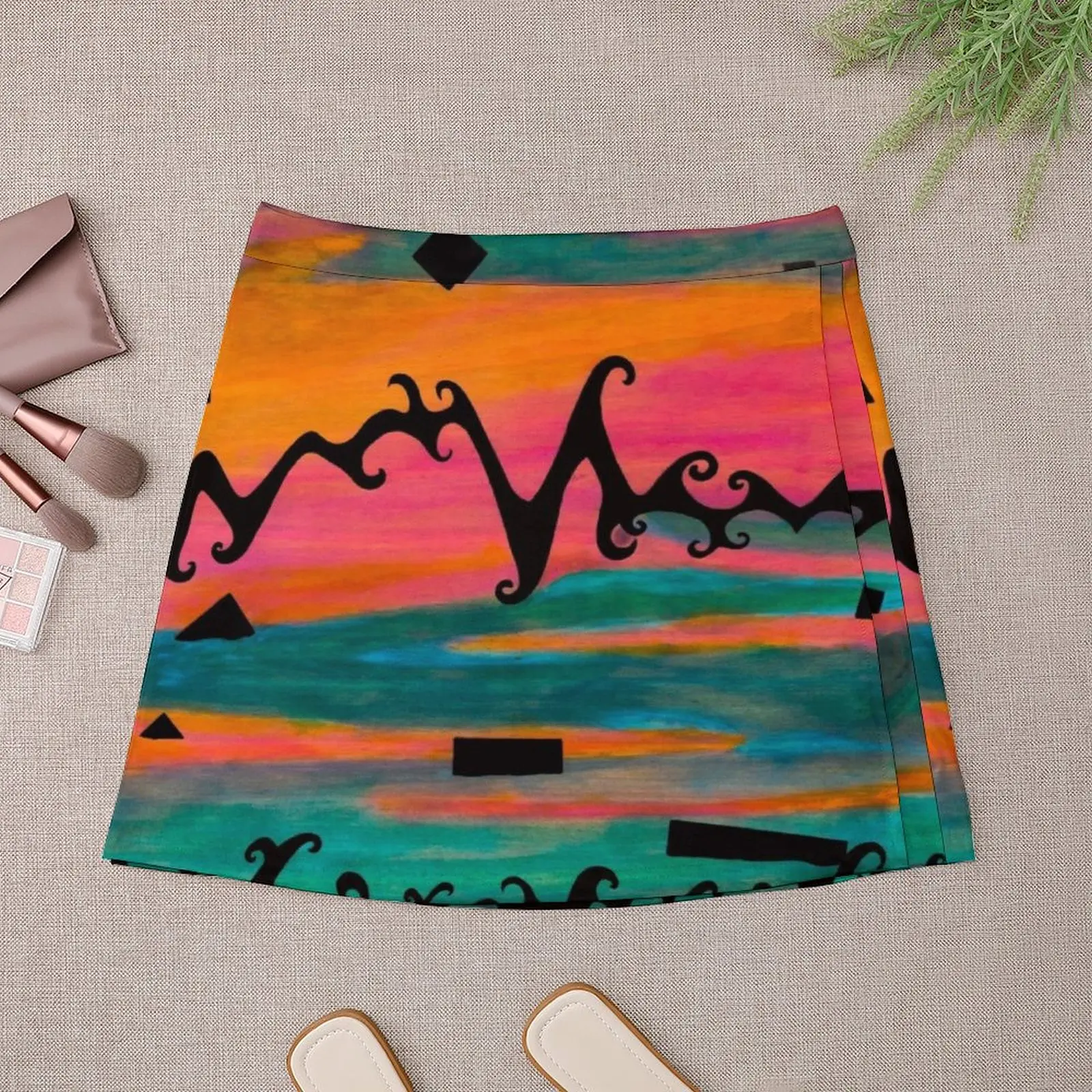 Squares Dream Mini Skirt modest skirts for women elegant party dresses for women 2024