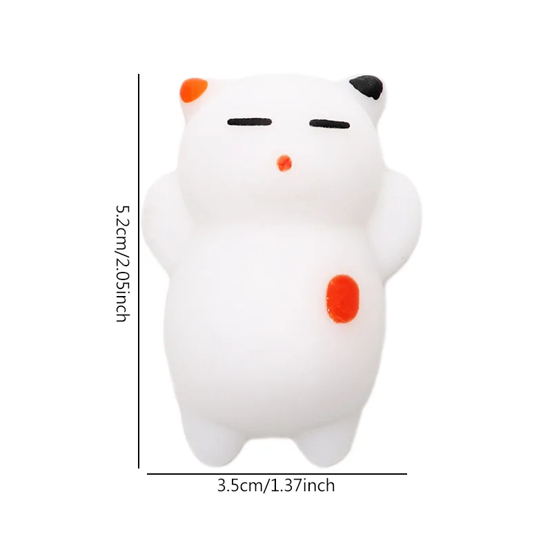 Squishy Toys Anti Stress Toy Release Pressure Toy Decompression Toy Stress Relieving Toy Fidget Toys Sensory Toys 10-50PCS Cartoon Cat Mochi Squishies Kawaii Animal Squishy Toys Stress Relief Squeeze Toy Party Favors Gifts Classroom Reward